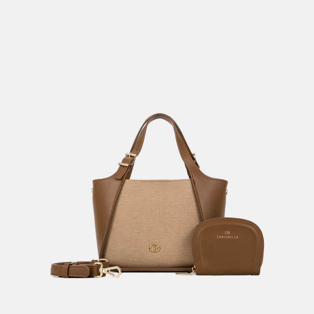 Dual-Tone Handbag