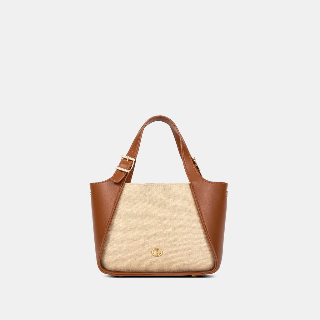 Dual-Tone Handbag