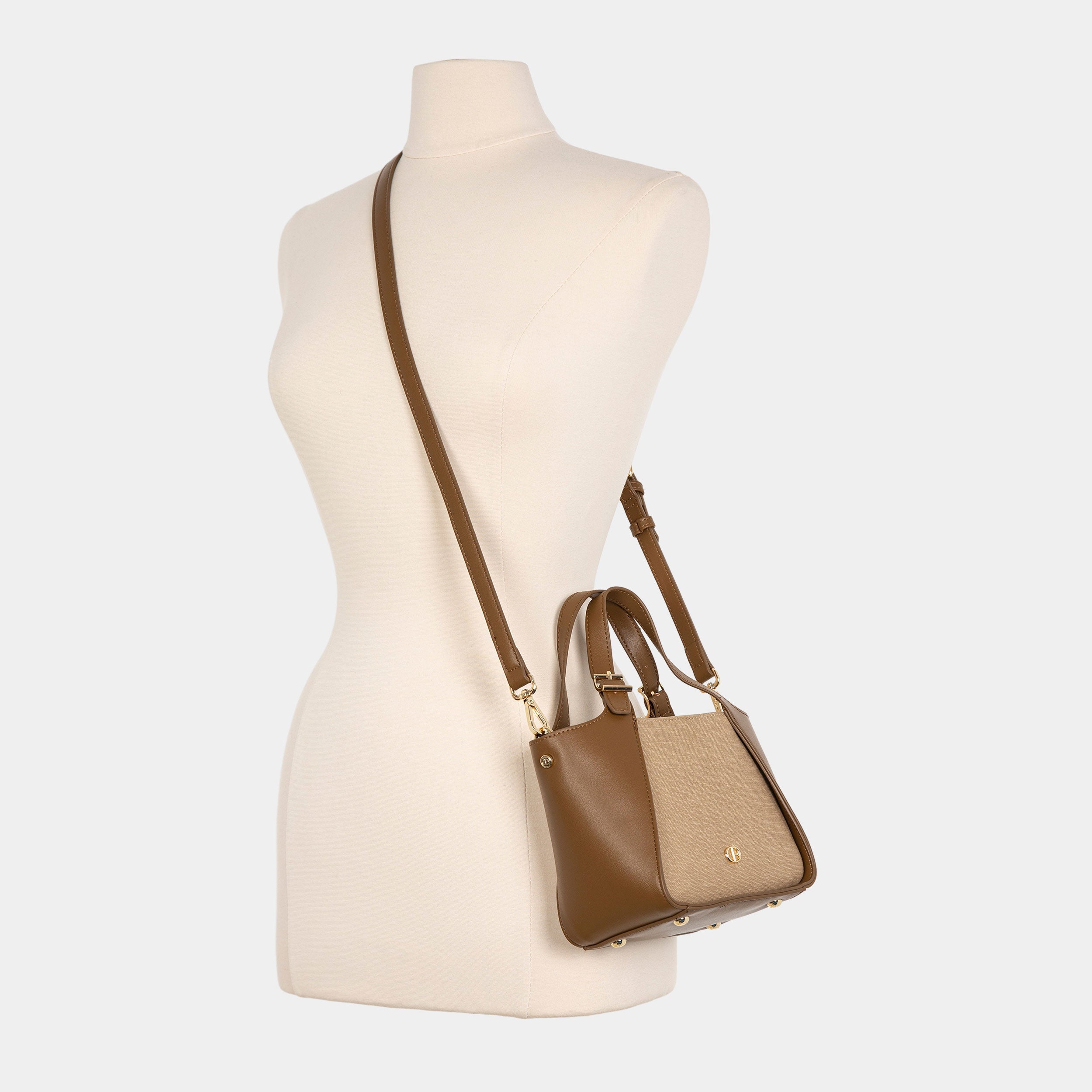 Dual-Tone Handbag